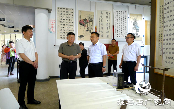  “中國夢·勞動美”五省十地書畫聯(lián)展耀啟平輿，共慶工會百年華誕