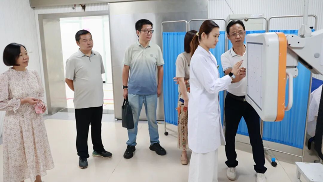  河南省職業(yè)病診斷機構(gòu)和職業(yè)健康檢查機構(gòu)質(zhì)量控制專家組蒞臨市中心醫(yī)院開展質(zhì)量控制現(xiàn)場考核